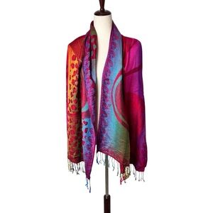 Pashmina colorful scarf wrap